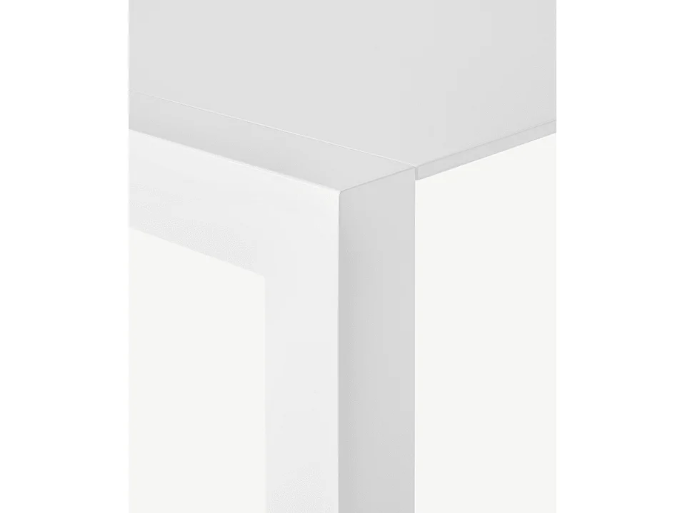 Nemes - Mesa extensível (103/170 x 90 cm) em MDF Branco