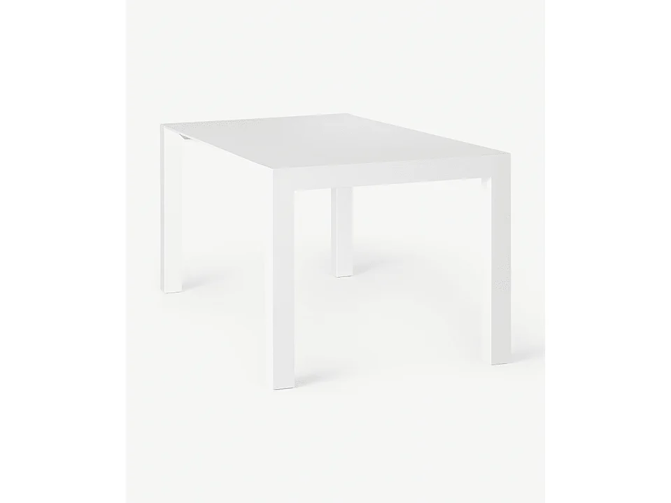 Neal - Mesa extensible (170/264 x 90 cm) en MDF blanco