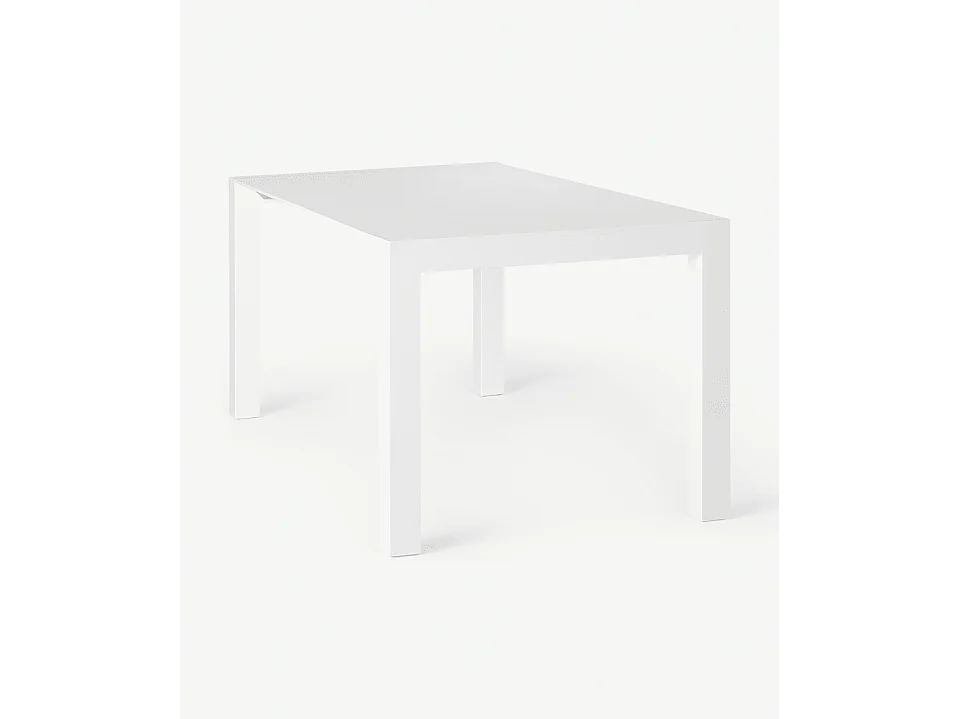 Neal - Mesa extensível (170/264 x 90 cm) em MDF Branco