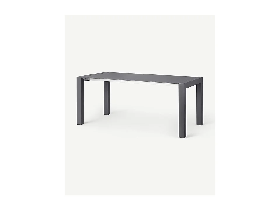 Neal Table extensible (170/264 x 90 cm) en MDF gris
