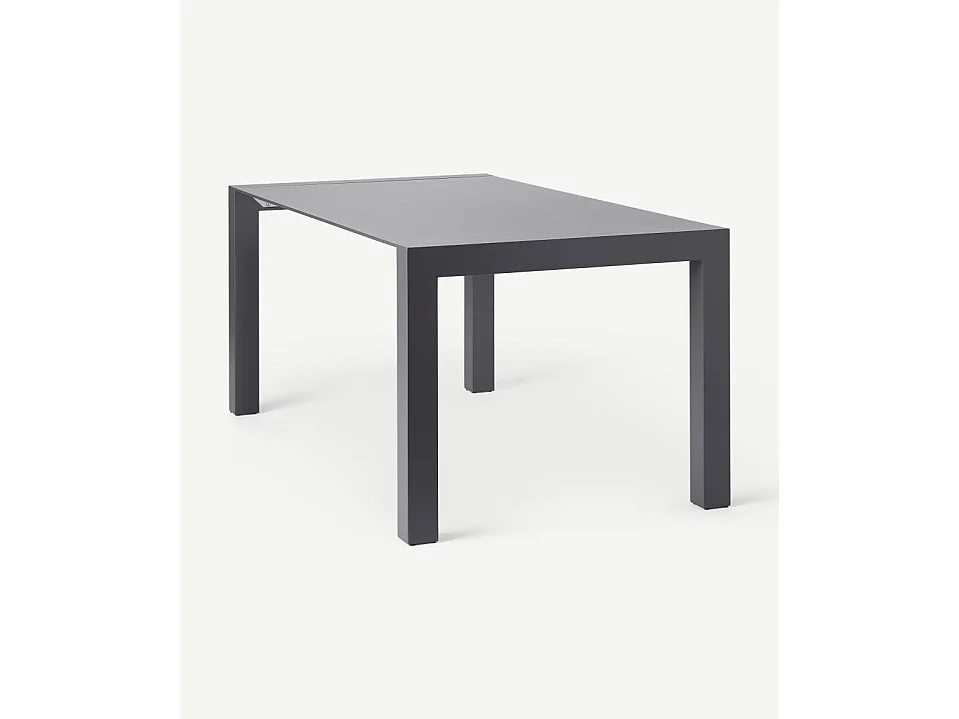 Neal Table extensible (170/264 x 90 cm) en MDF gris