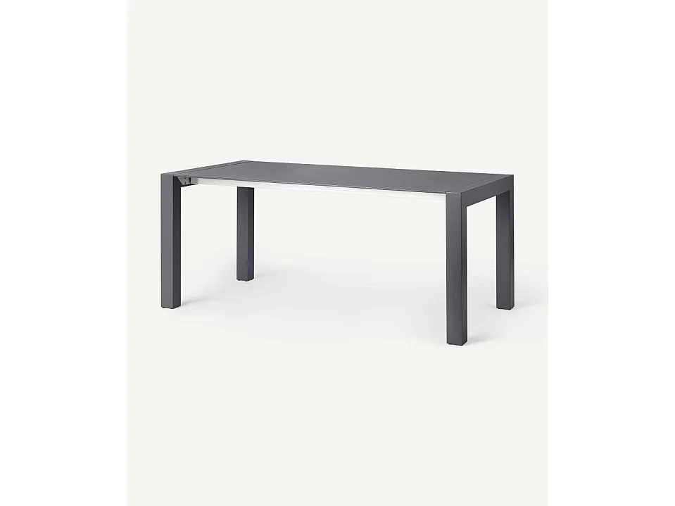 Neal - Ausziehtisch (170/264 x 90 cm) aus grauem MDF