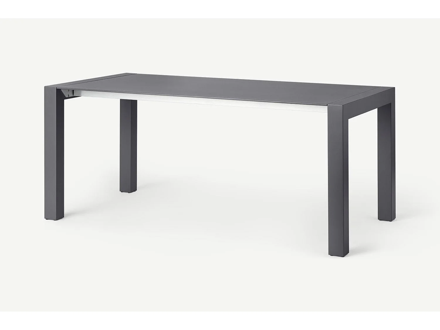 Neal - Ausziehtisch (170/264 x 90 cm) aus grauem MDF