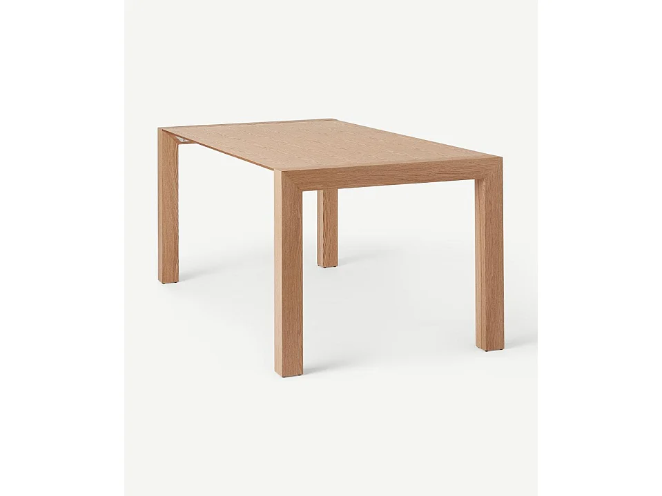 Neal - Mesa extensível (170/264 x 90 cm) em MDF nogueira