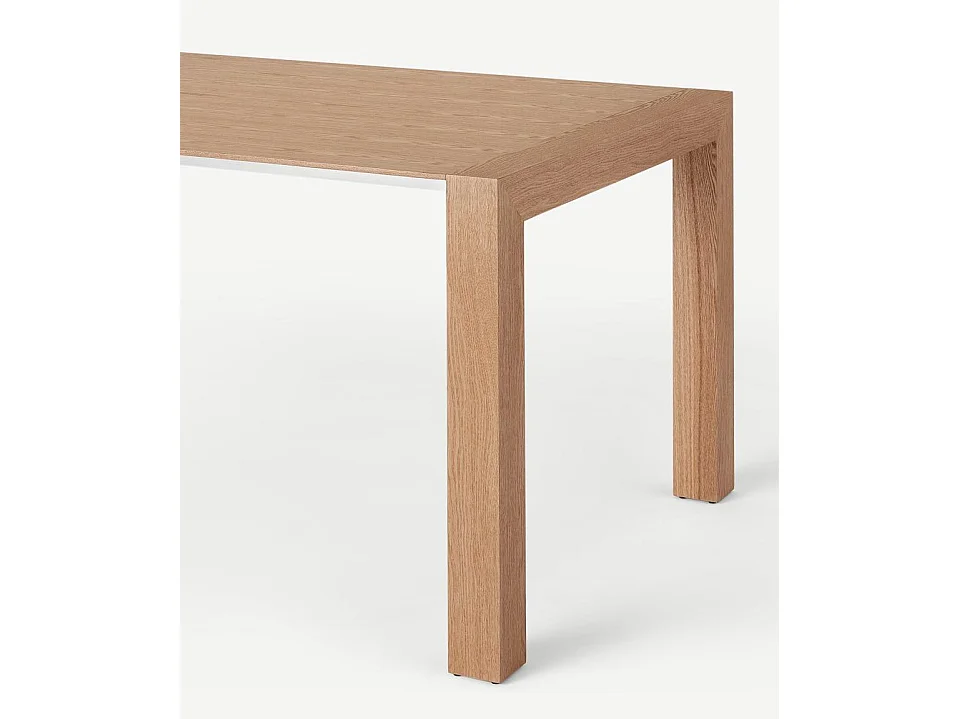 Neal Table extensible (170/264 x 90 cm) en MDF noyer