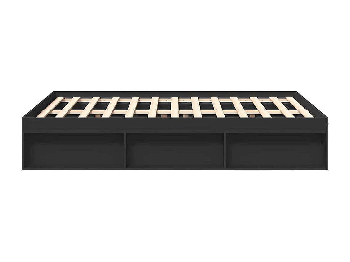 Bedframe zwart 160x200 cm
