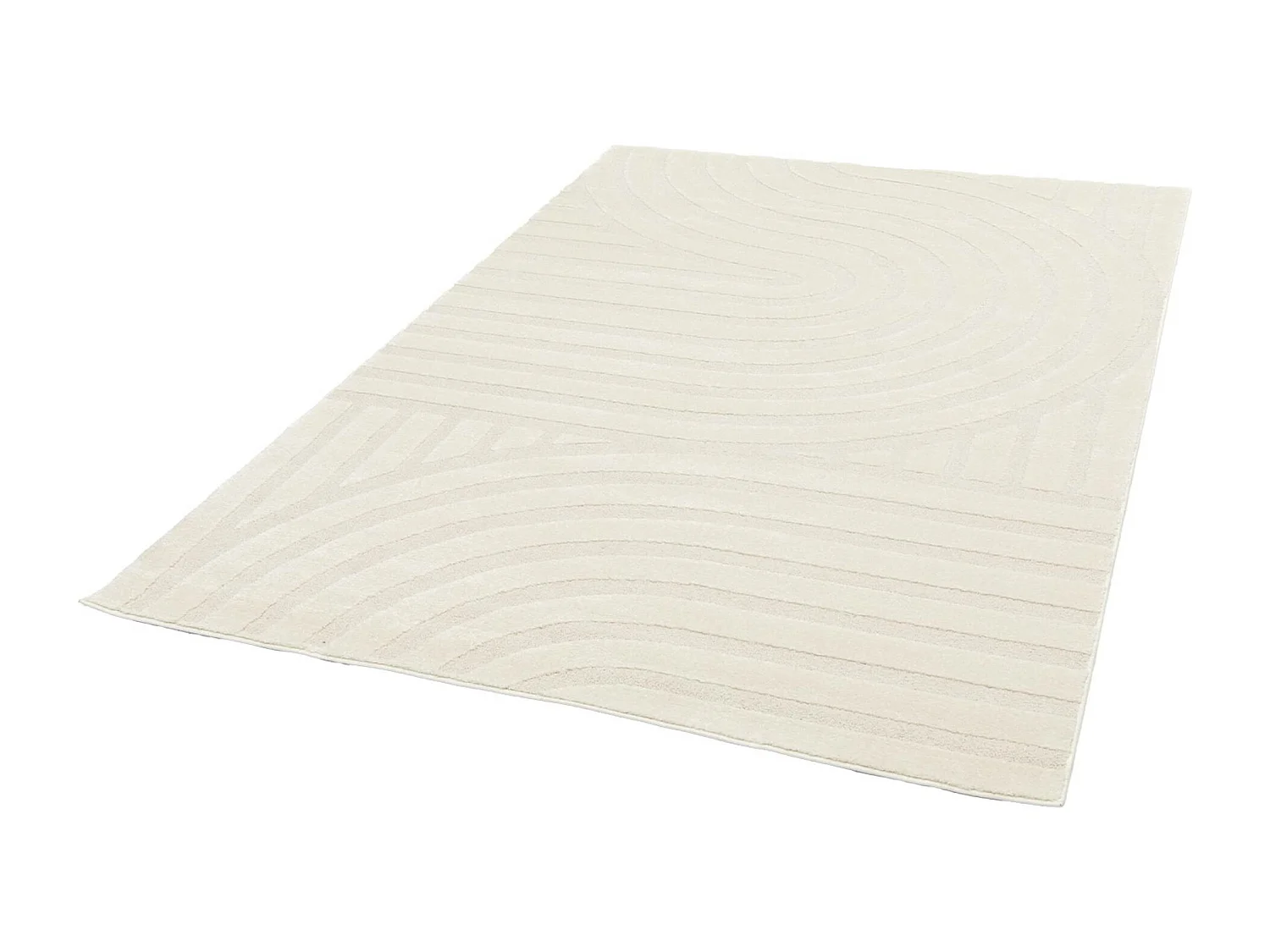 Tappeto interno con archi color crema