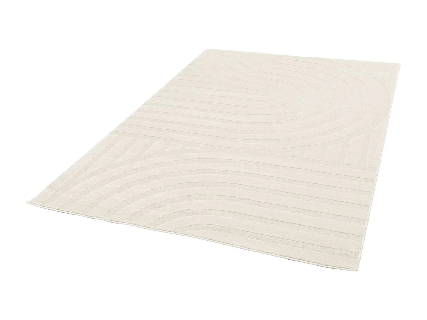 Tappeto interno con archi color crema