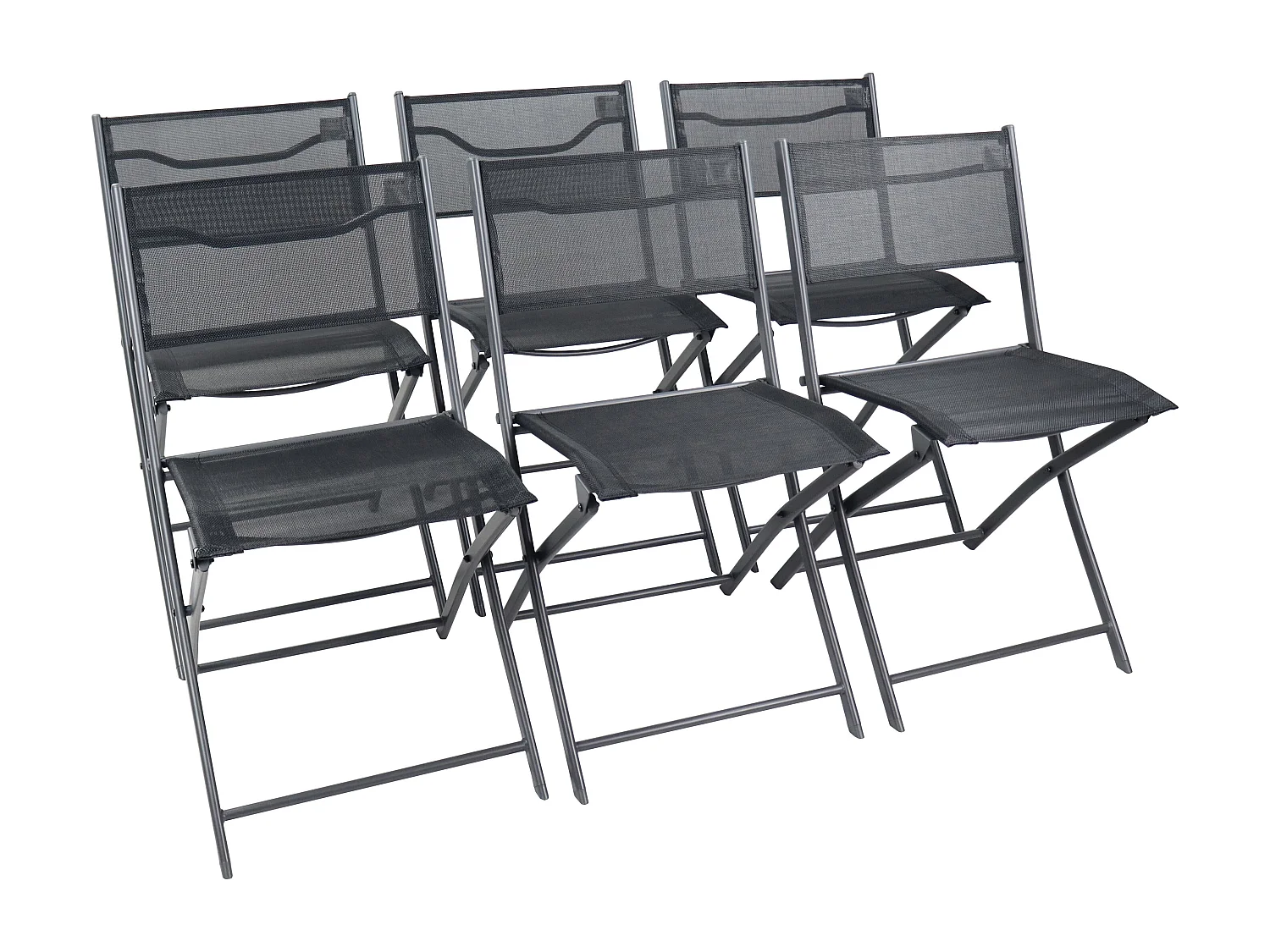 Garden chair Sumila Black H. 79 x W. 45 x D. 46 cm