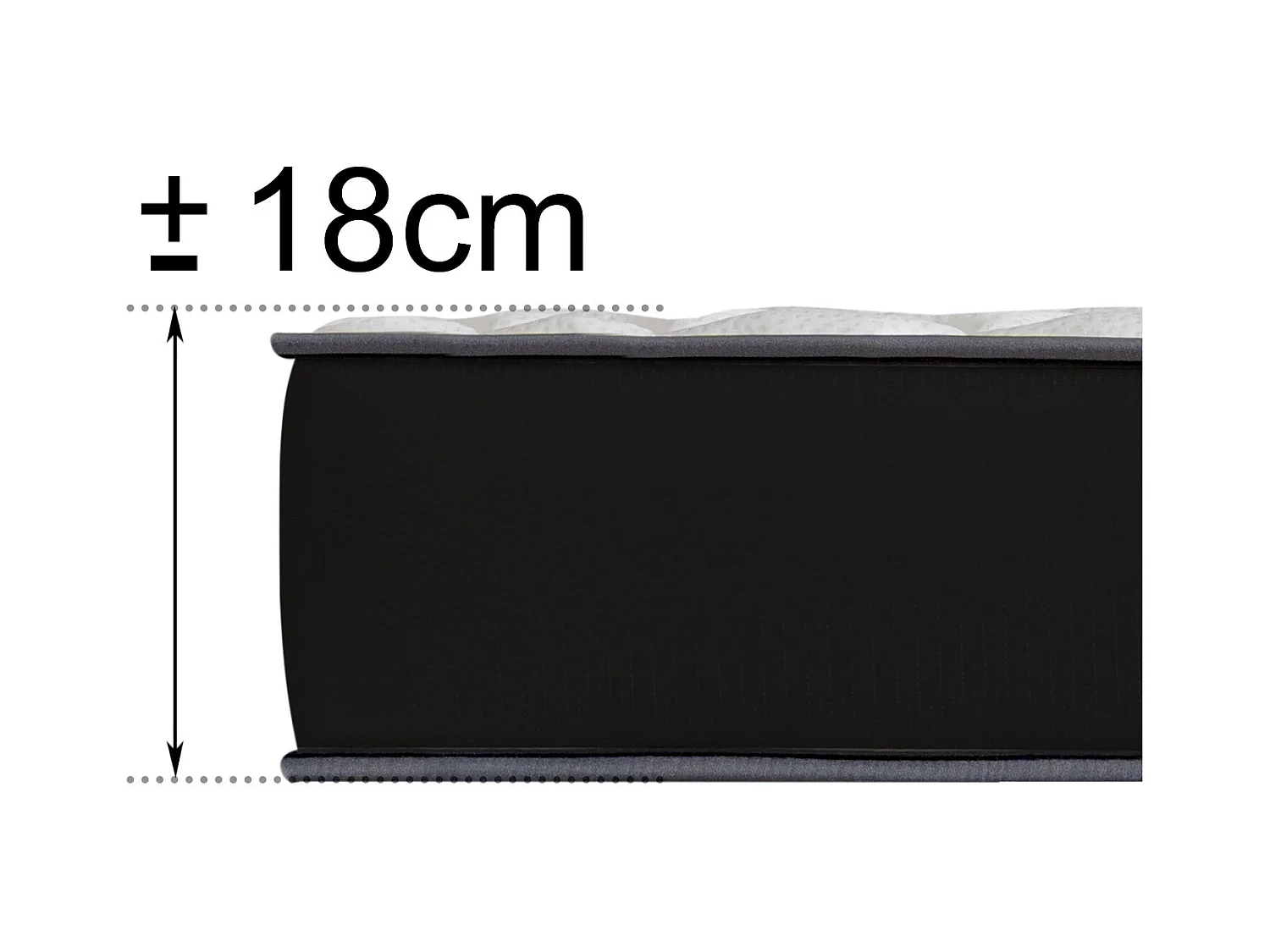 Colchón Viscoelástico 80x200 Especial Cama Principal, Todos los Tamaños | Altura 18cm