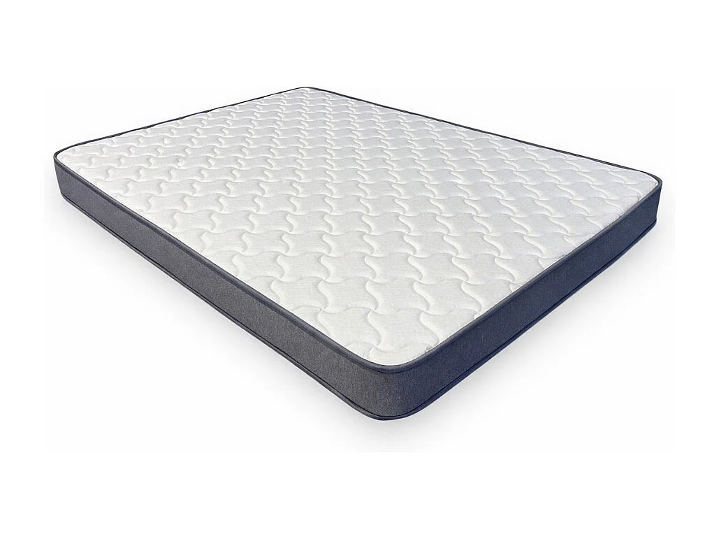 Matelas Mousse 80x190 New York - Ferme - Réversible - Côté Été/hiver - H15 Cm