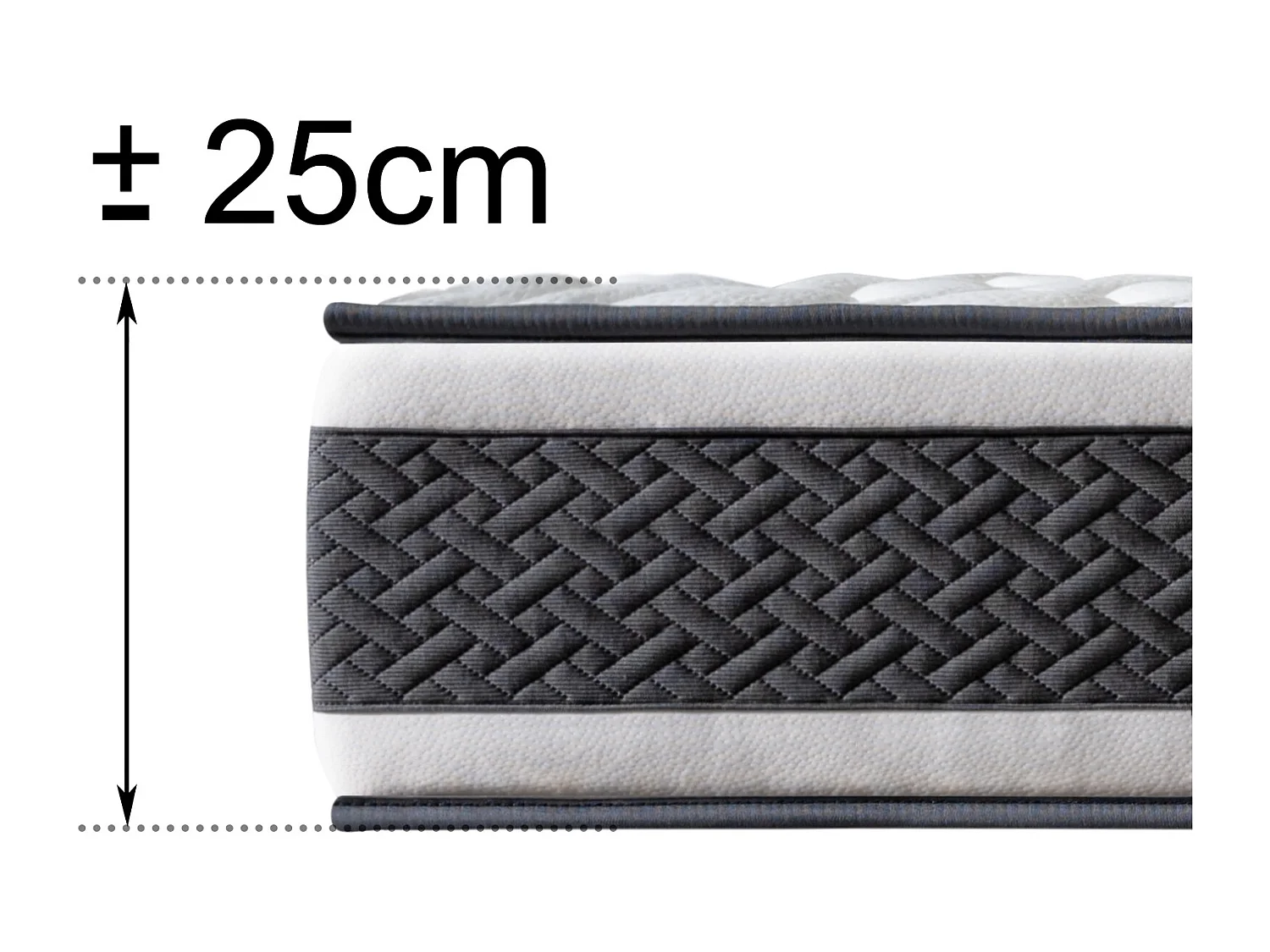 Colchão Premium Montecarlo Visco Gama alta (180x200 cm - Altura: 30 cm)