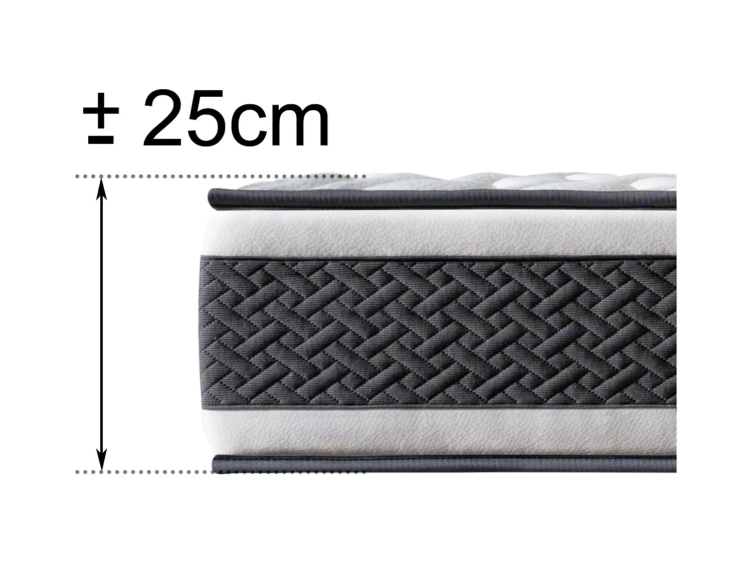 Colchón Viscoelástico 180x200 Especial Cama Principal, Todos los Tamaños | Altura 25cm