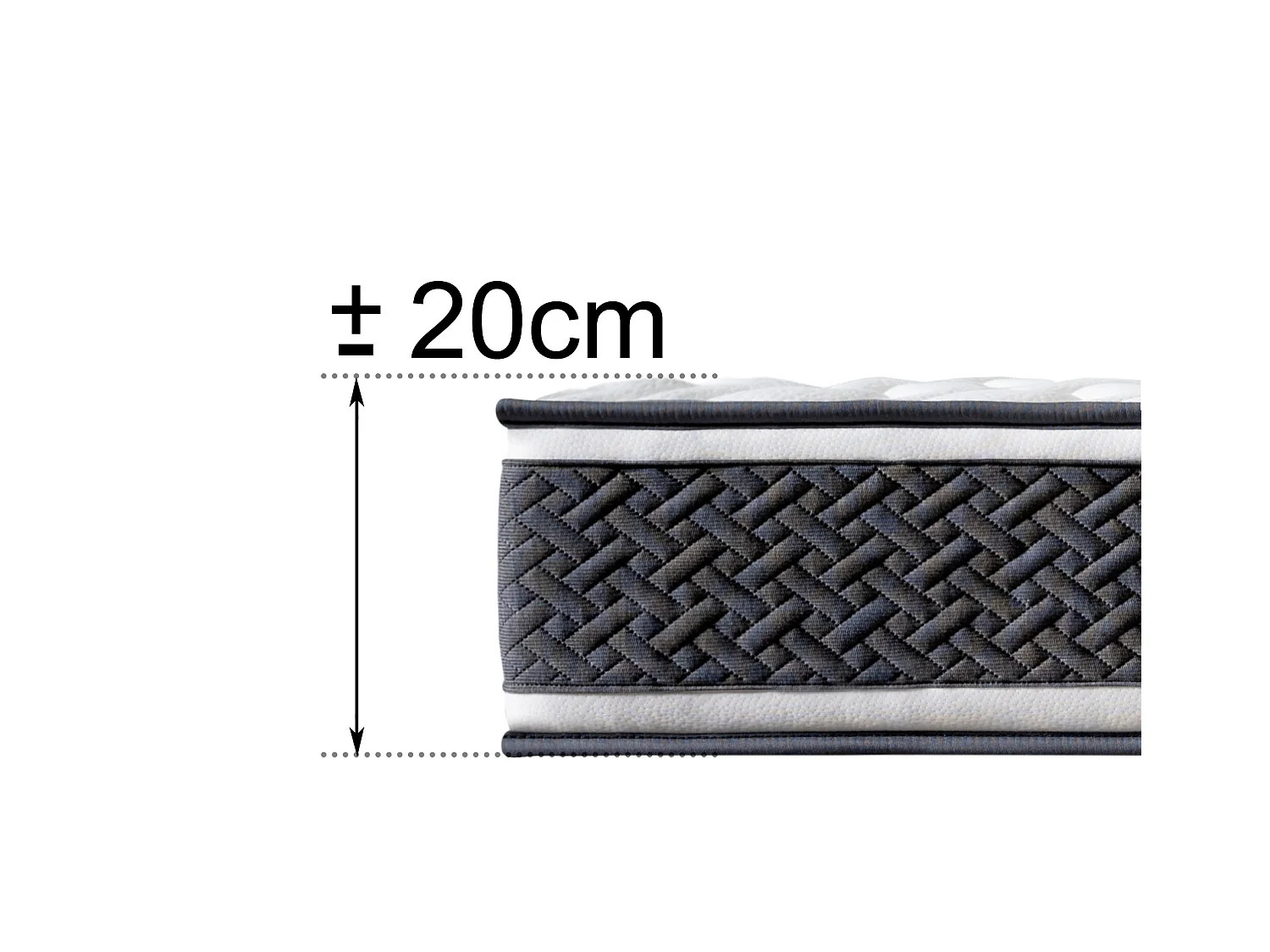 Colchón Viscoelástico 140x200 Especial Cama Principal, Todos los Tamaños | Altura 20cm