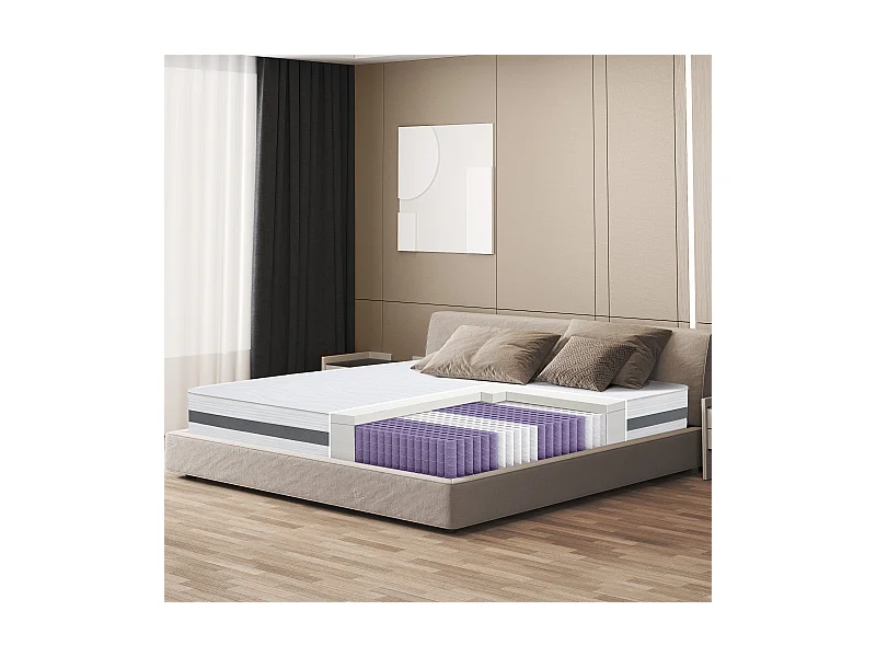 Materac 80 x 195 sprężynowy kieszeniowy | Wysokość 20 cm