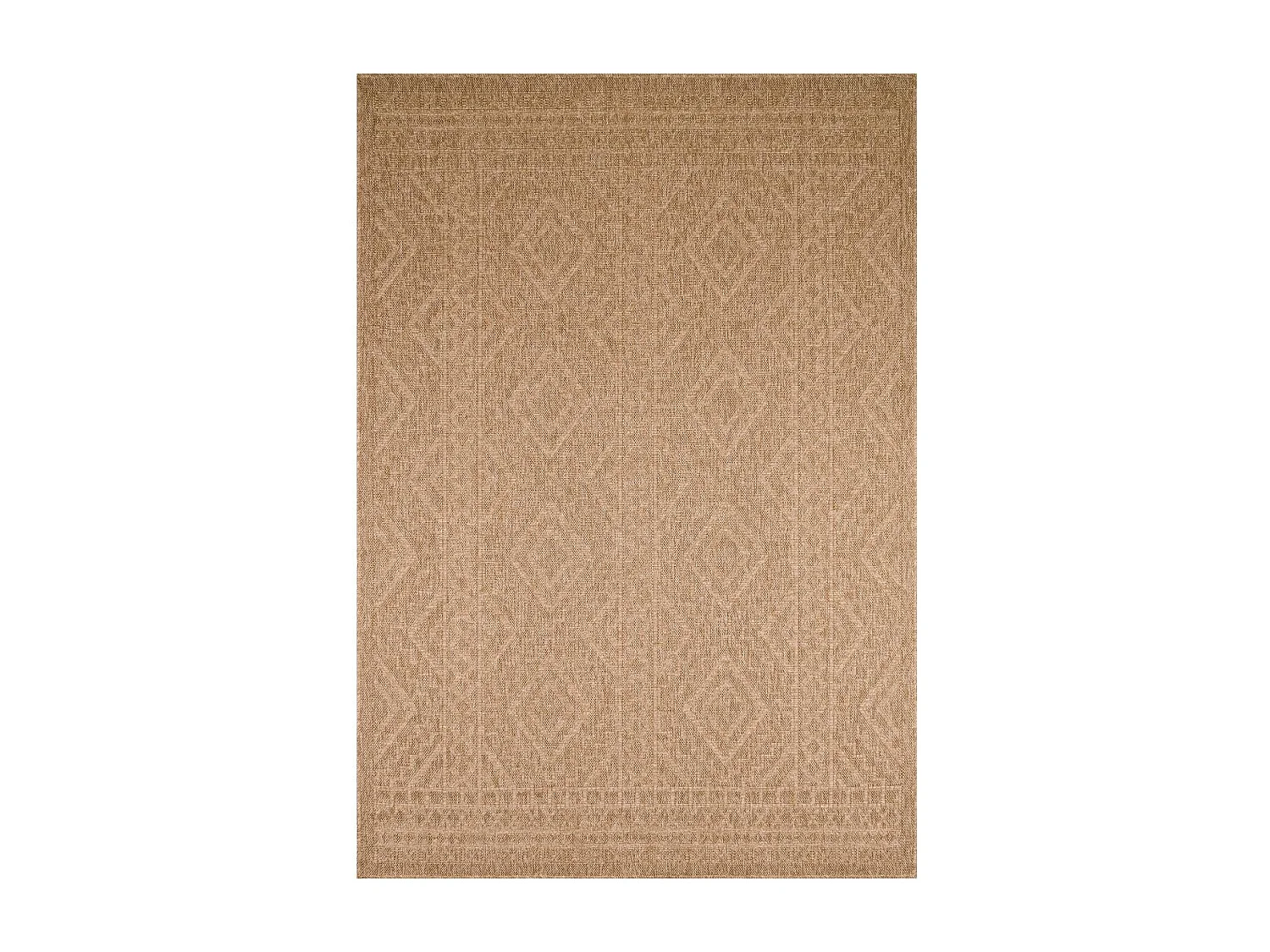 Tapis extérieur 60x180 tissé kilim beige JUTE ART 3