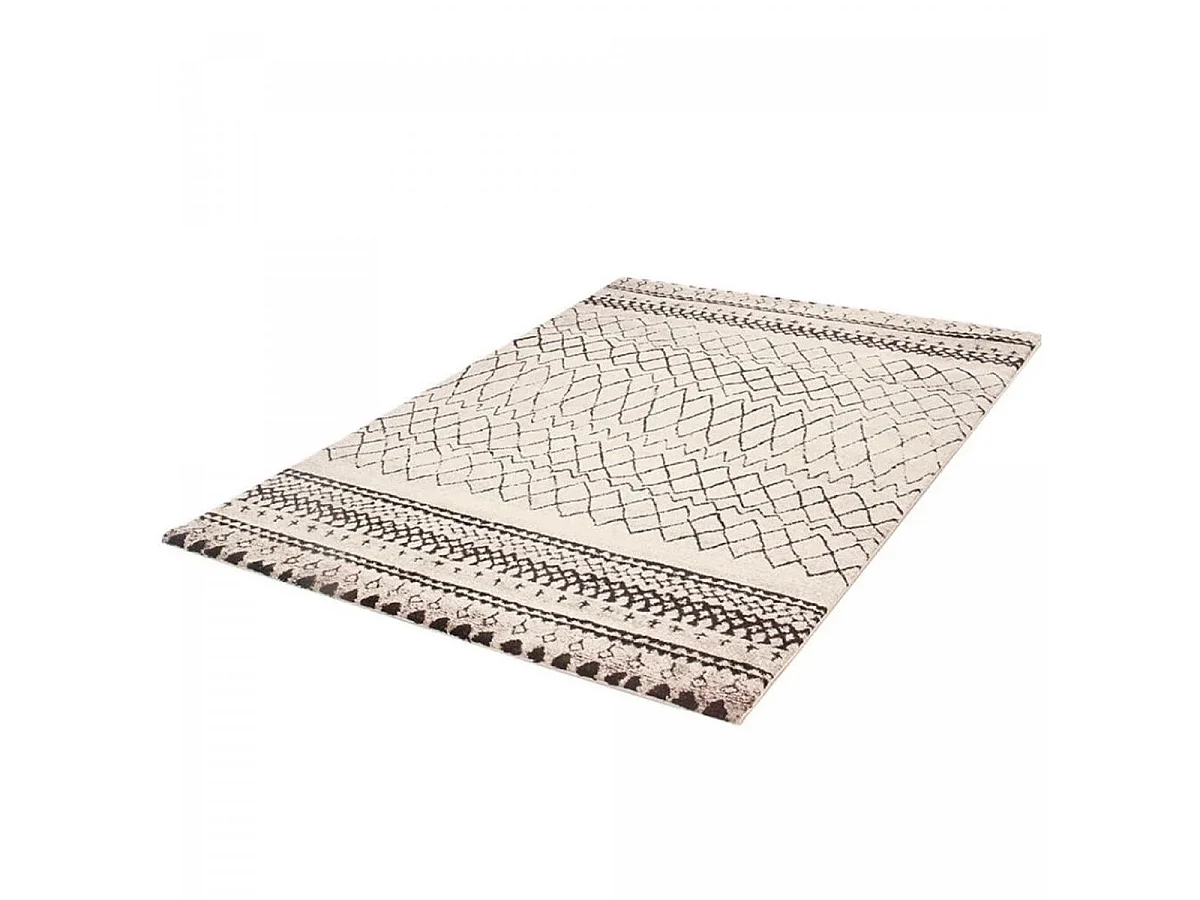 Alfombra bereber Pelo Corto Beige Ø120 redondo OEKO-TEX