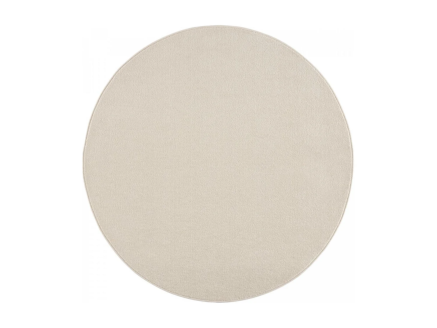 tapis entrée 60x110 tissé crème rectangle motif uni NOSSA