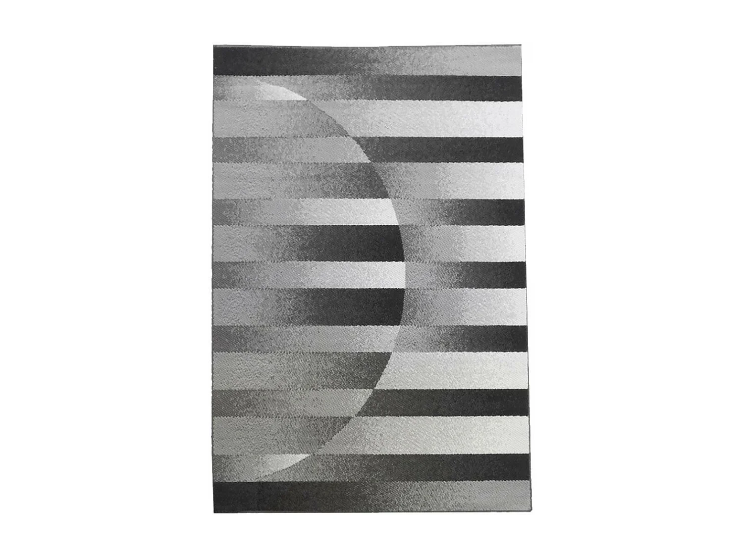 tapis salon 160x225 tissé gris et noir rectangle motif géométrique LYN1 DIAPO