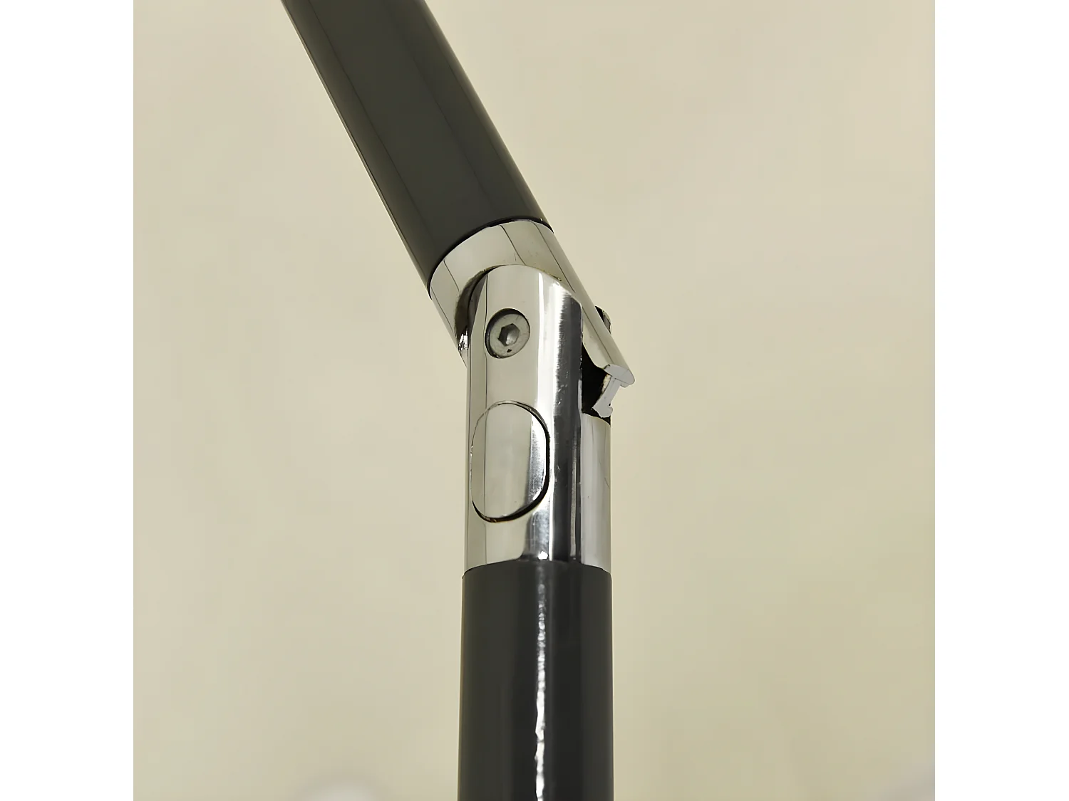 Sombrilla de playa amarillo arena 200x125 cm