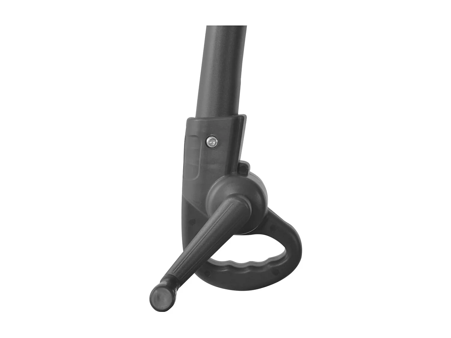 Parasol déporté avec mât en acier 300 cm Terre cuite