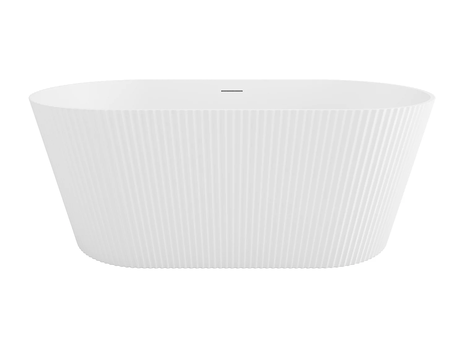 Bañera exenta - 255 L - 149 x 73 x 58 cm - Blanco mate - Acrílico - COBIANA