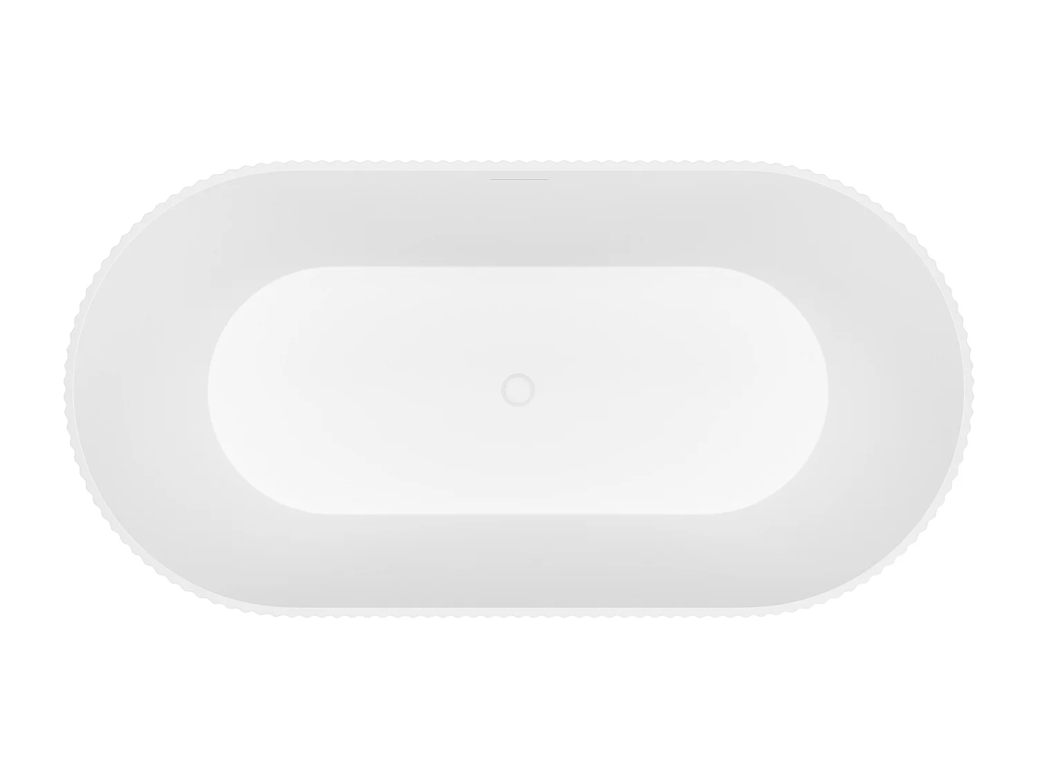 Bañera exenta - 255 L - 149 x 73 x 58 cm - Blanco mate - Acrílico - COBIANA