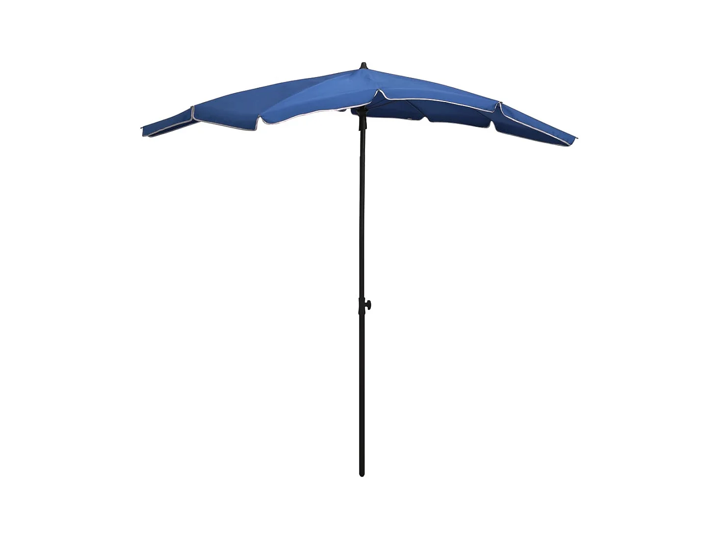 Parasol de jardin avec mât 200x130 cm Bleu azuré