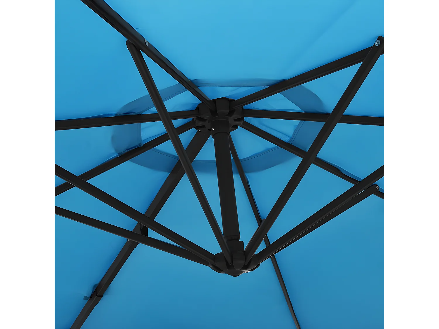 Parasol mural bleu marine 290 cm
