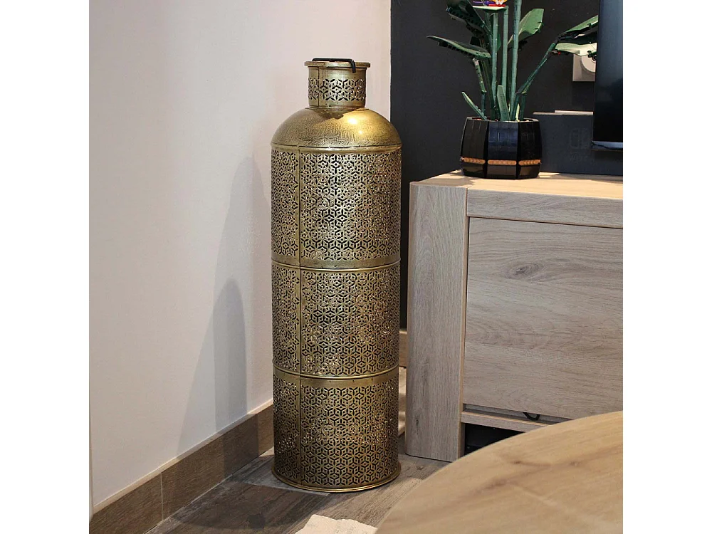 Bougeoir en métal Ethnique