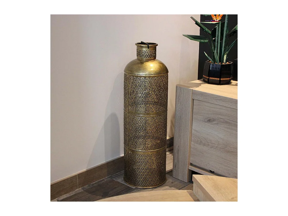 Bougeoir en métal Ethnique