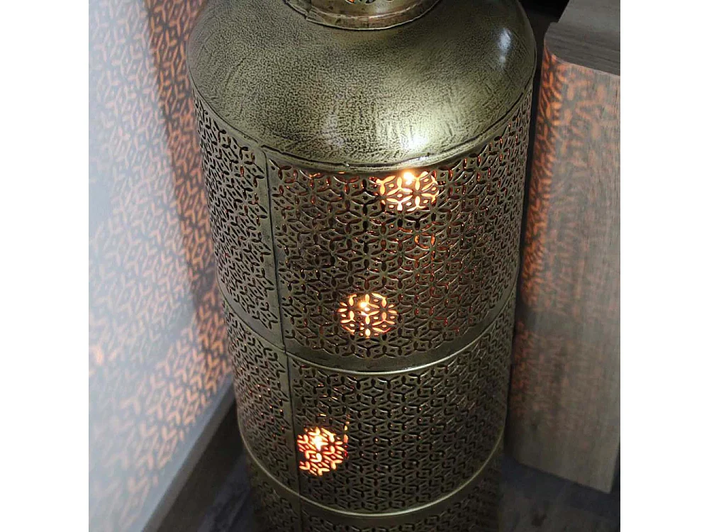 Bougeoir en métal Ethnique