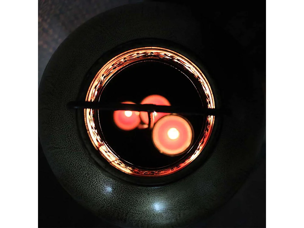 Bougeoir en métal Ethnique