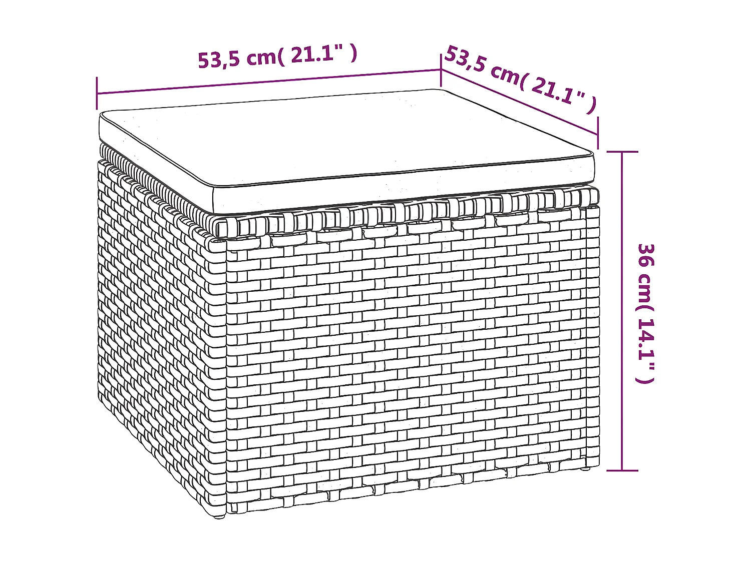Divano da giardino a 3 posti con tettuccio e poggiapiedi Nero