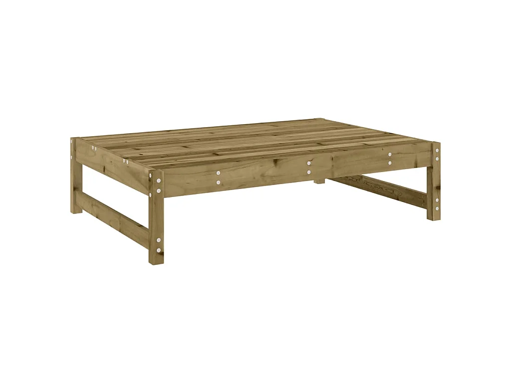 Tuinvoetenbank 120x80 cm geïmpregneerd grenenhout