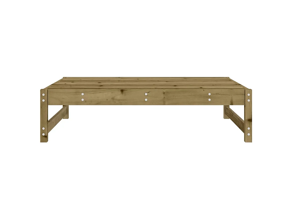 Tuinvoetenbank 120x80 cm geïmpregneerd grenenhout