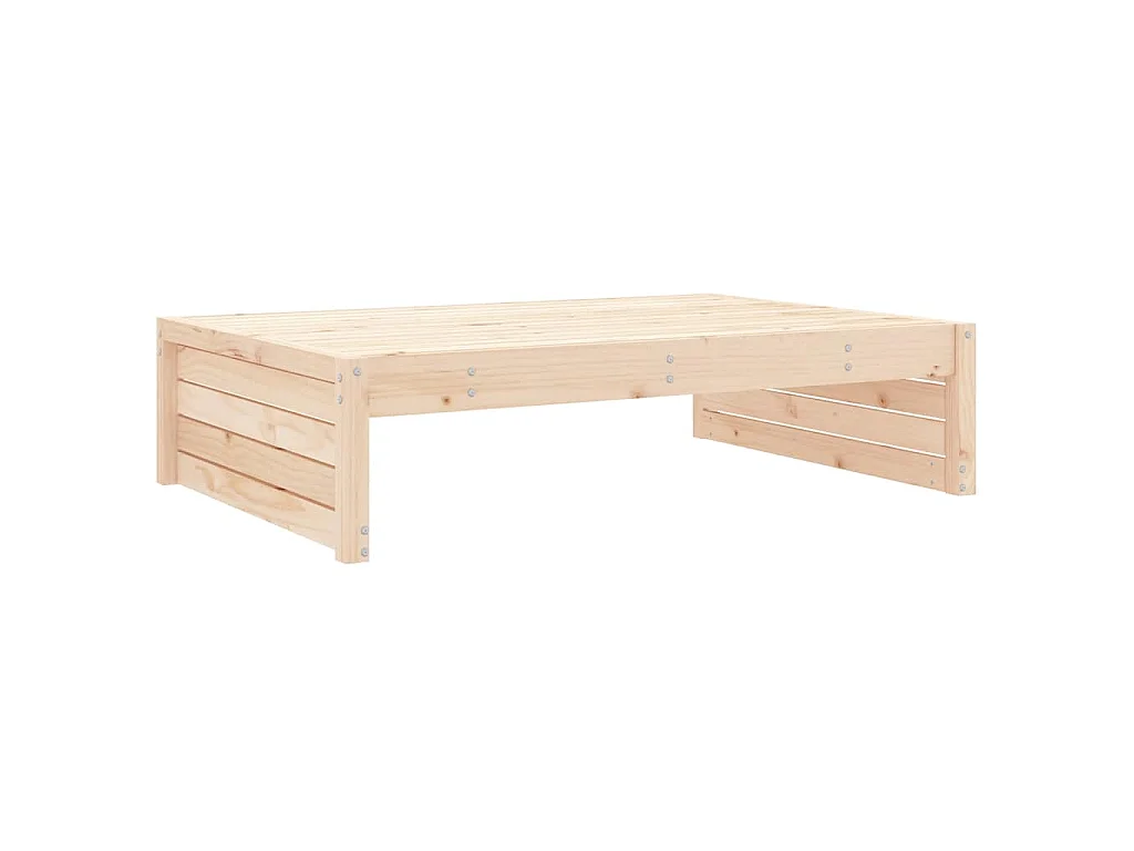 Tuinvoetenbank 120x80 cm massief grenenhout