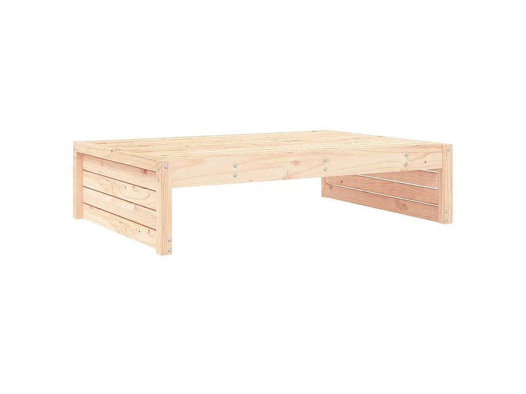 Tuinvoetenbank 120x80 cm massief grenenhout