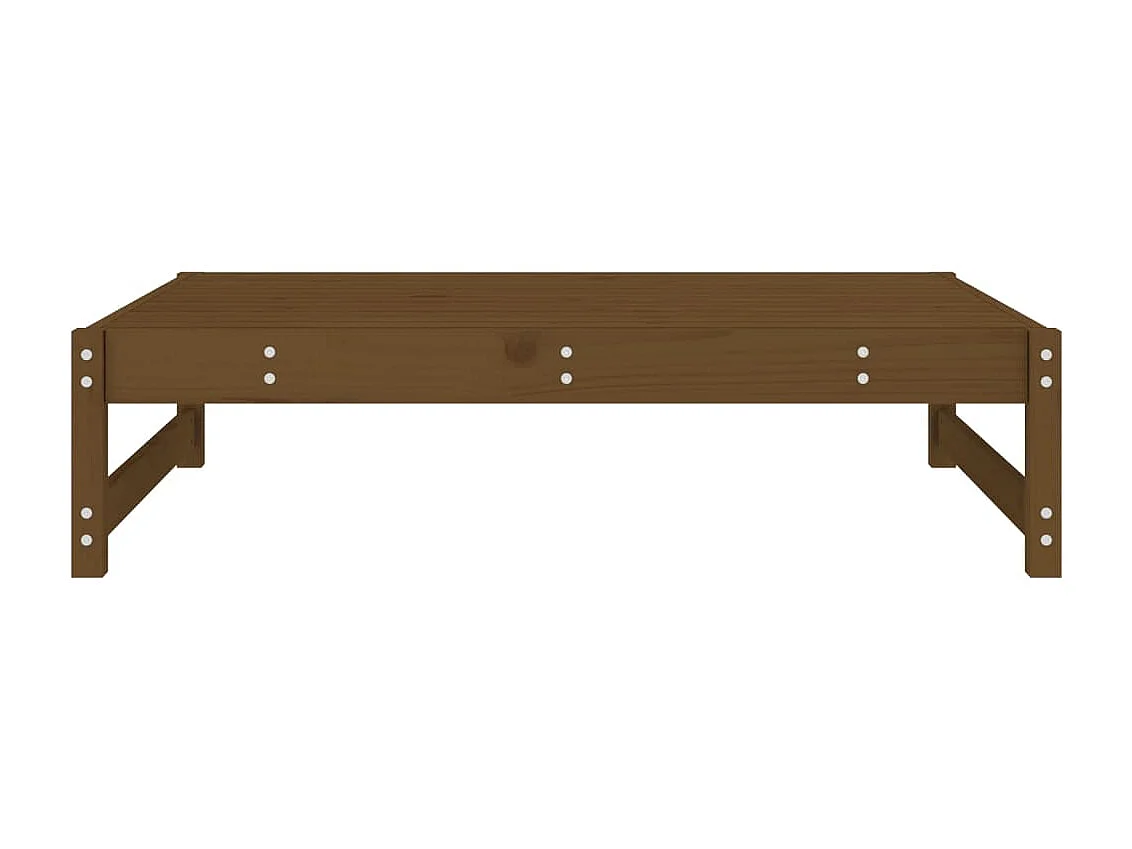 Gartenhocker Honigbraun 120x80 cm Massivholz Kiefer