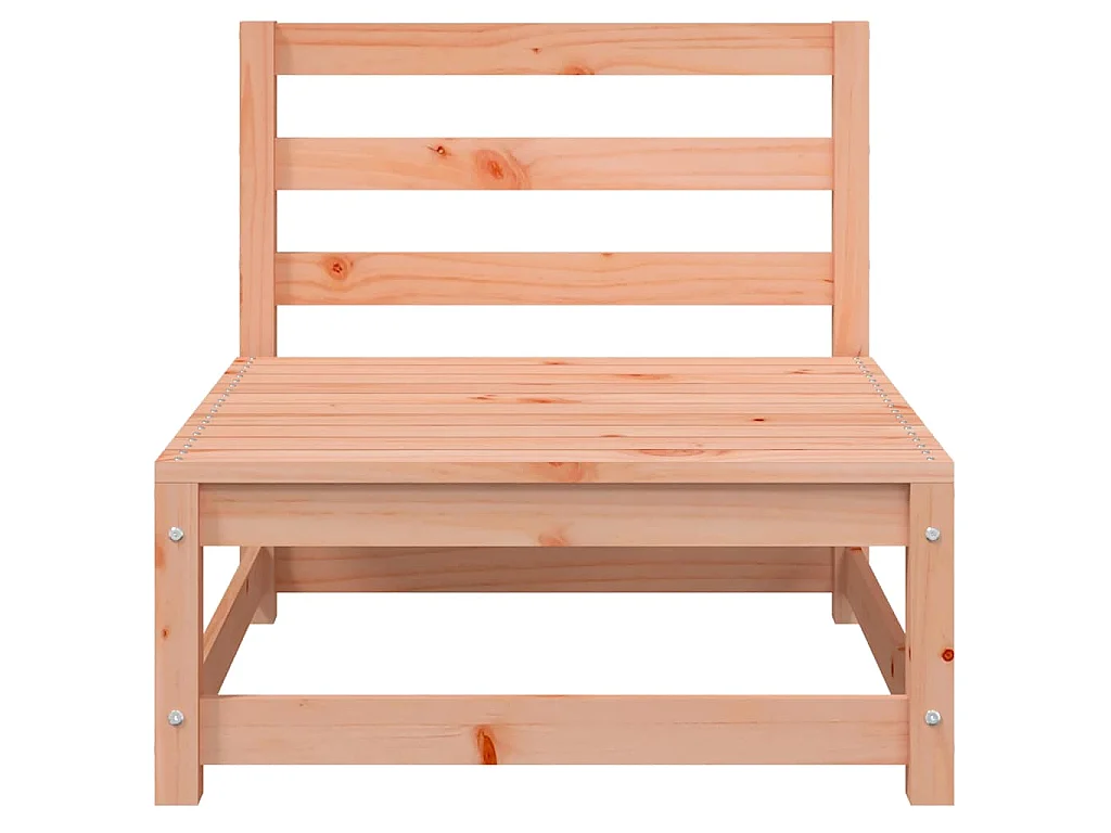 Divano Giardino Senza Braccioli con Poggiapiedi Legno Douglas