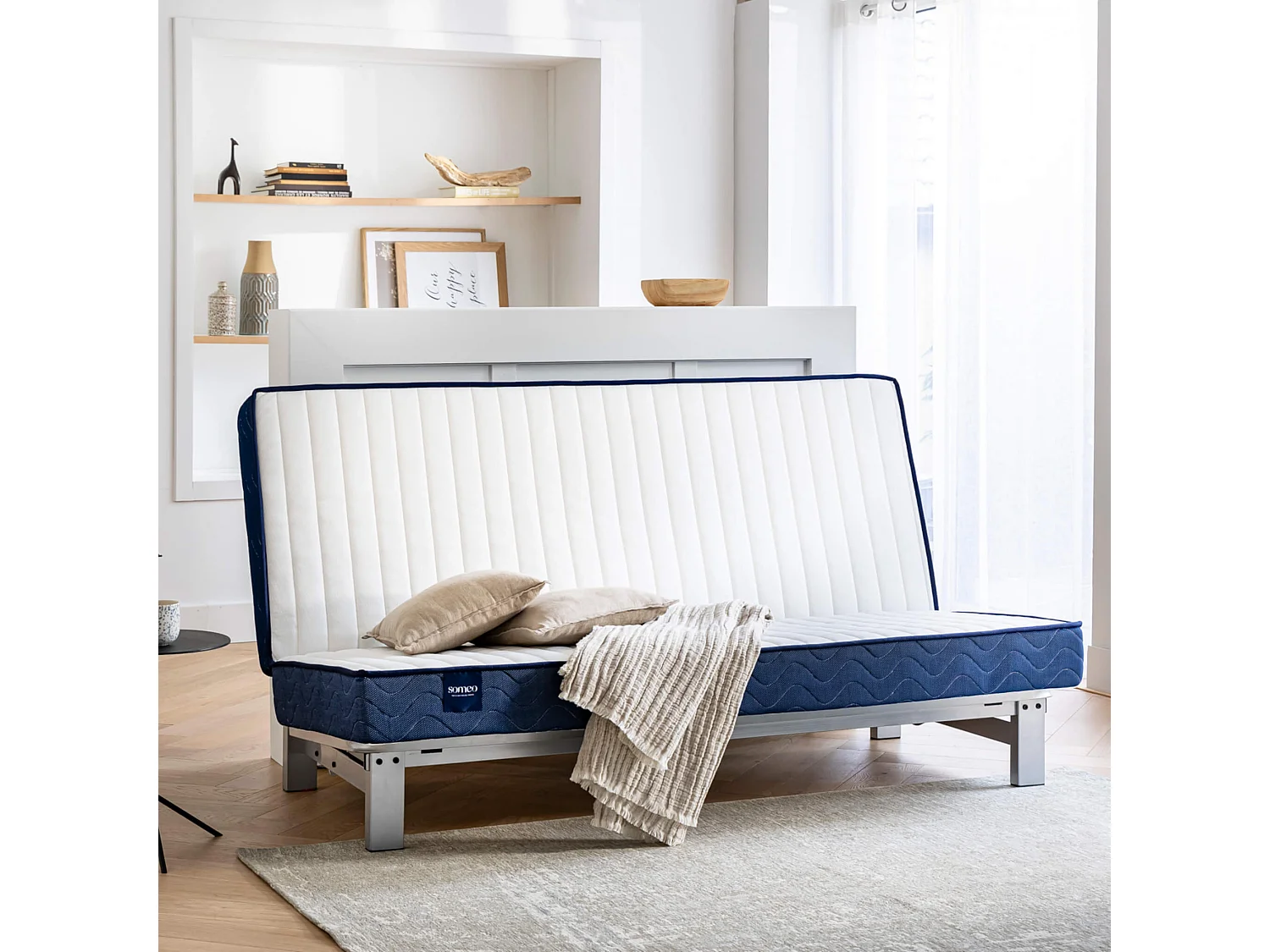 Matelas clic-clac ressorts Rêve 500 - SOMEO 70+70x200