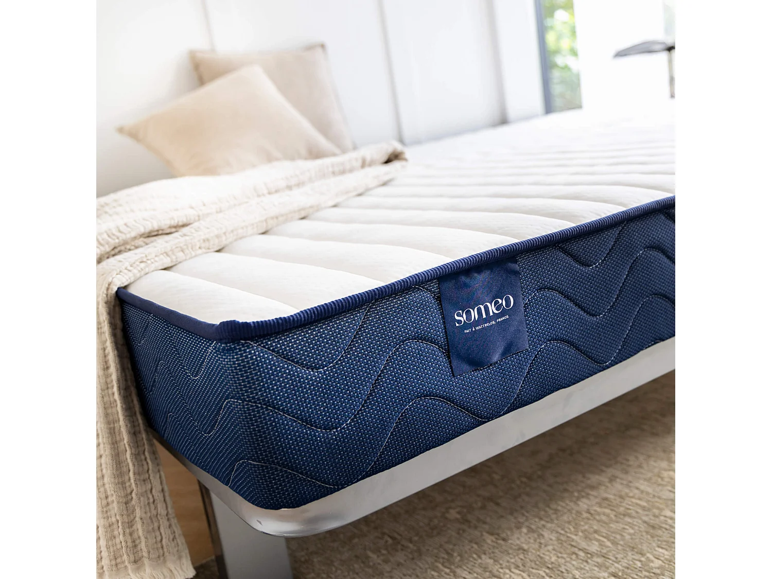 Matelas clic-clac ressorts Rêve 500 - SOMEO 60+60x190