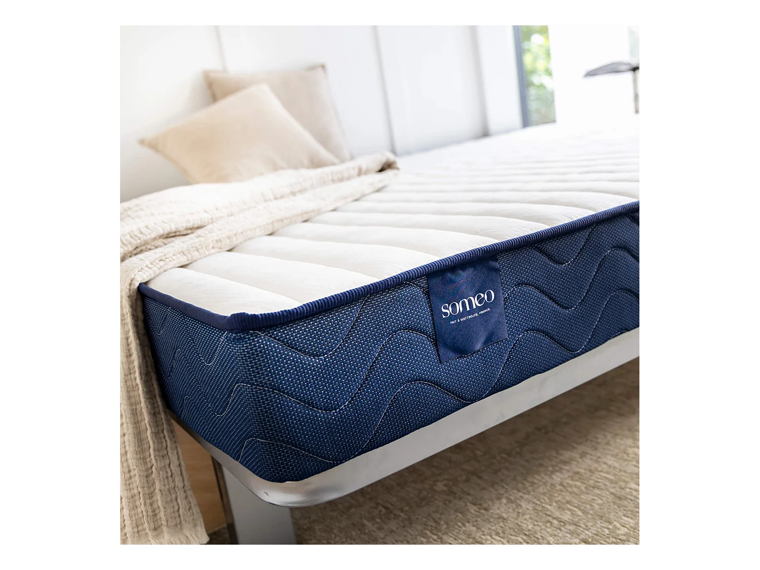 Matelas clic-clac ressorts Rêve 500 - SOMEO 65+65x190