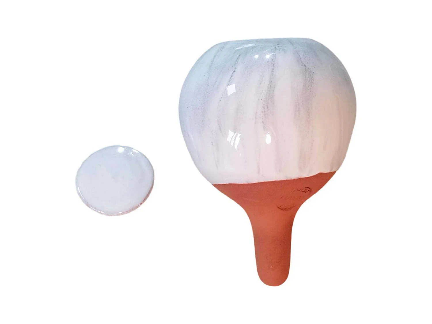 Ollas à planter en argile medium Marbré