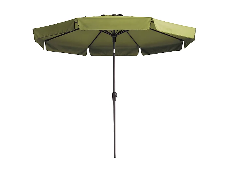 Sombrilla Flores Luxe redonda verde salvia 300 cm