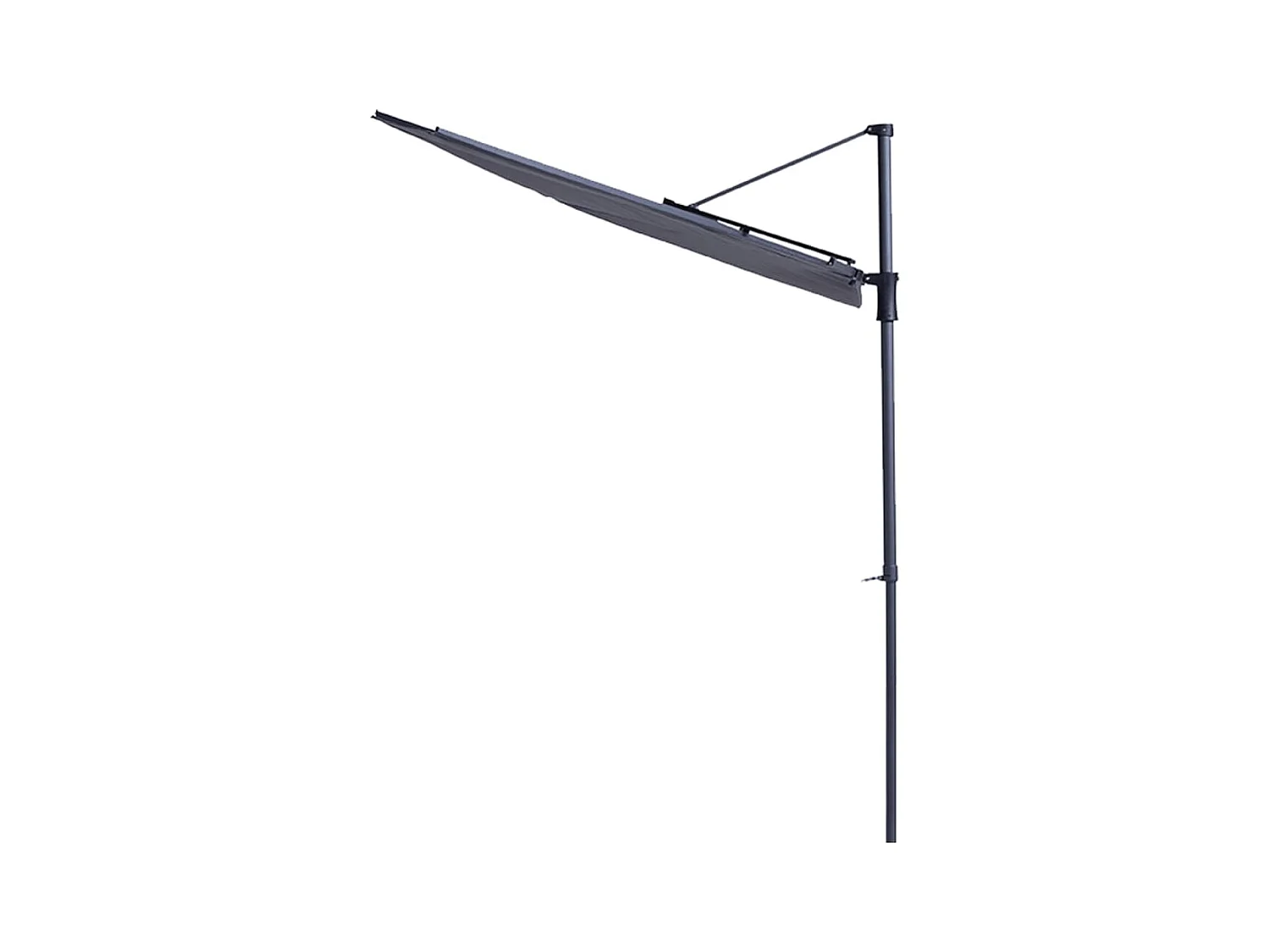 Parasol de balcon Sun Wave 270x150 cm Gris PAC3P014