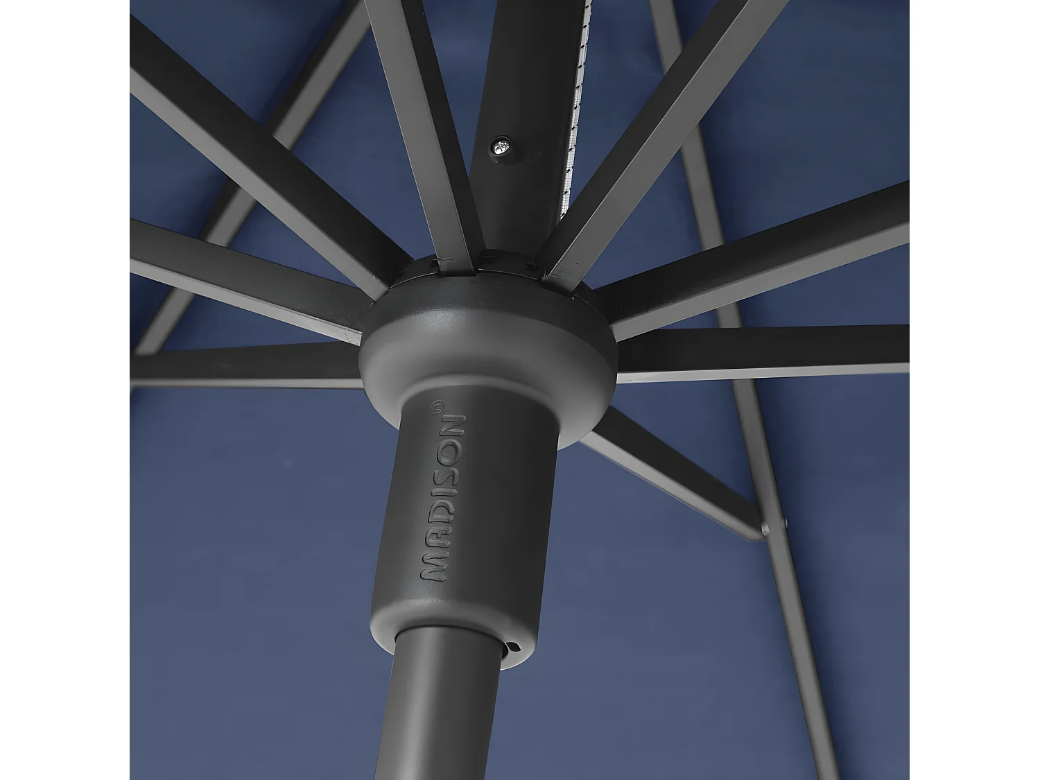 Guarda-sol Paros II Luxe 300 cm azul safira