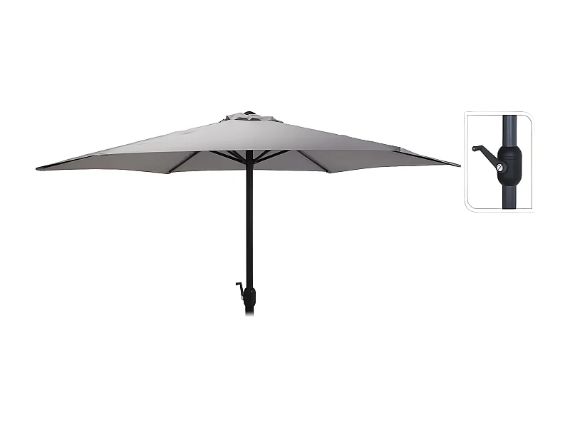 Guarda-sol Monica 270 cm verde-claro