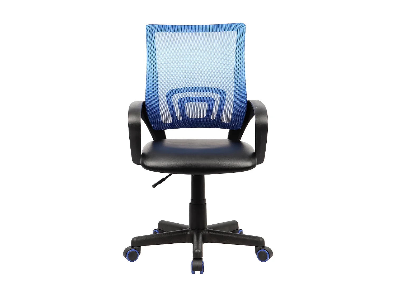 VCM chaise de bureau chaise jeune chaise pivotante chaise de bureau chaise visiteur Offal (noir / bleu)