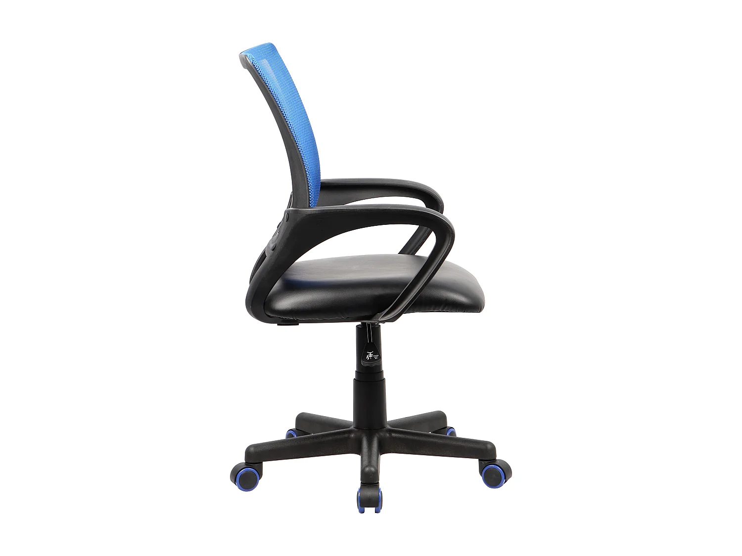 VCM chaise de bureau chaise jeune chaise pivotante chaise de bureau chaise visiteur Offal (noir / bleu)